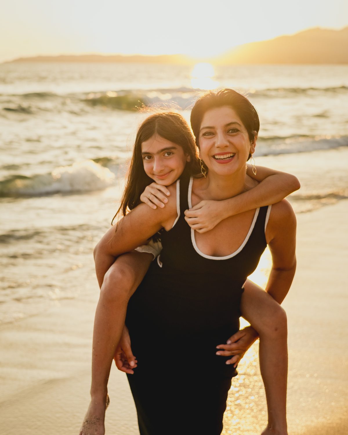 Anush Gagua with Daughter Gigi